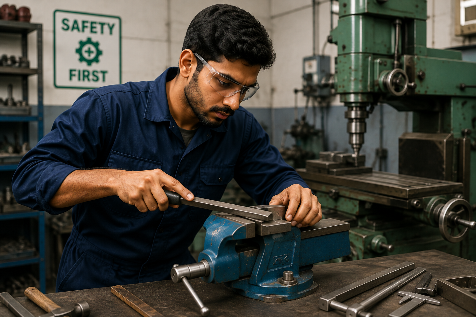 Fitter practical training course in Jamshedpur